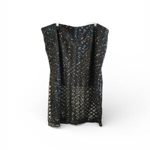 J. Crew Black sequence skirt..